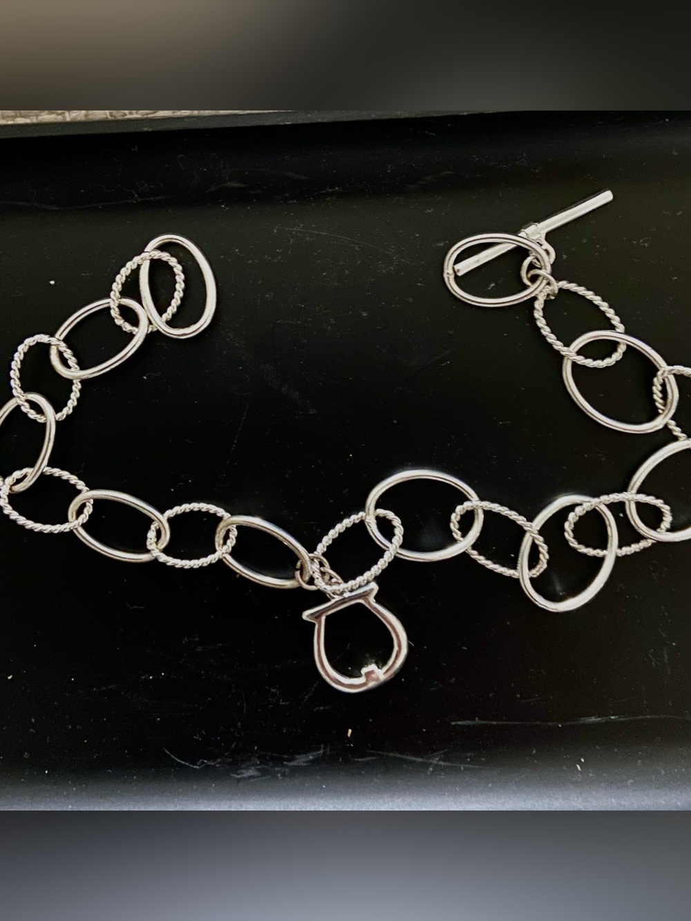 Sterling Silver Link choker - Silver